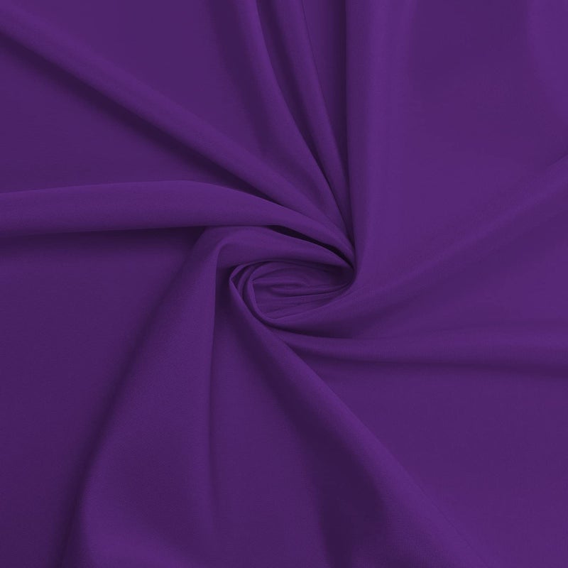 sancua Round Tablecloth - 120 Inch - Water Resistant Spill Proof Washable Polyester Table Cloth Decorative Fabric Table Cover for Dining Tables, Buffet Parties and Camping, Purple - Image 4